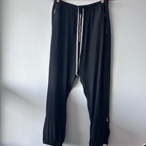 Rick Owens Phlegethon SS21 Spring/Summer 2021 Silk Acetate blend joggers